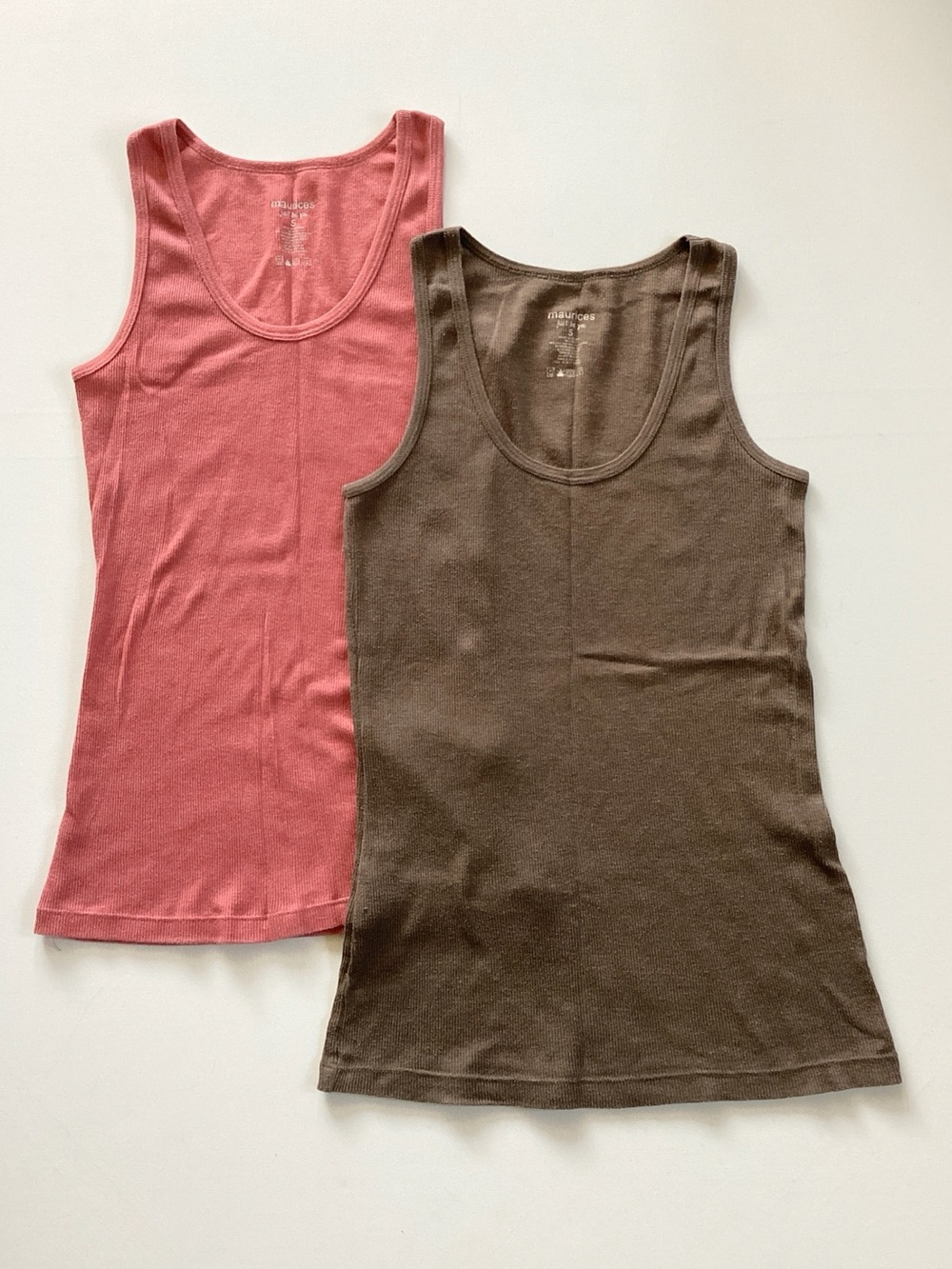 Maurices Ribbed Scoop Neck Tank Tops